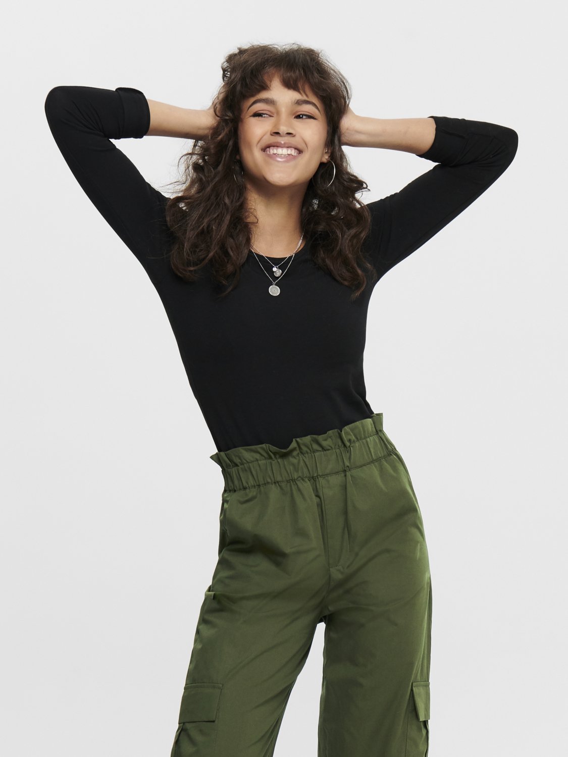 ONLY BASIC - Maglia a maniche lunghe - nera