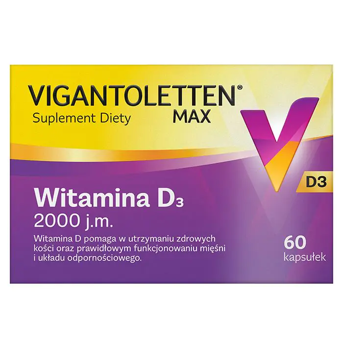 Vigantoletten Max 2000 j.m., Kapsułki