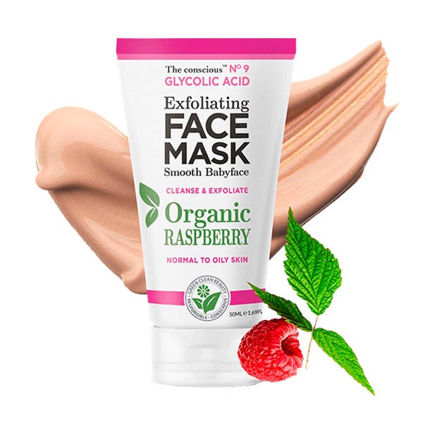 Pleťová maska s kyselinou glykolovou The Conscious č. 9 | 50 ml