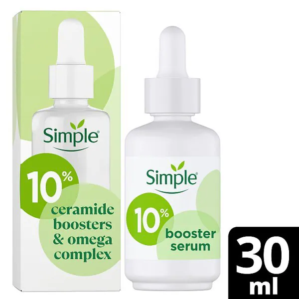 Enkelt serum med 10 % ceramidboostere og omegakompleks