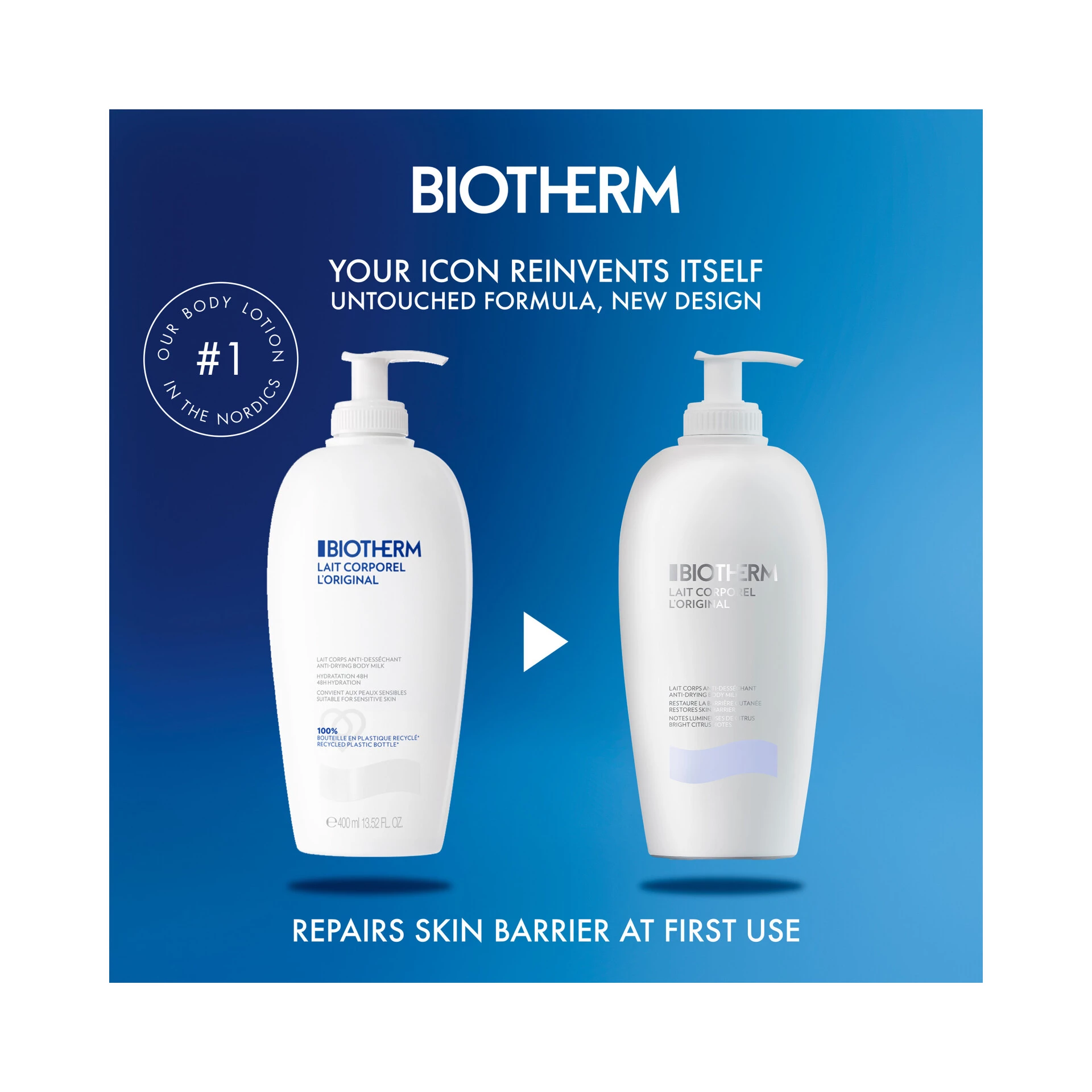 Lait Corporel hidratáló testápoló 400 ml - Biotherm