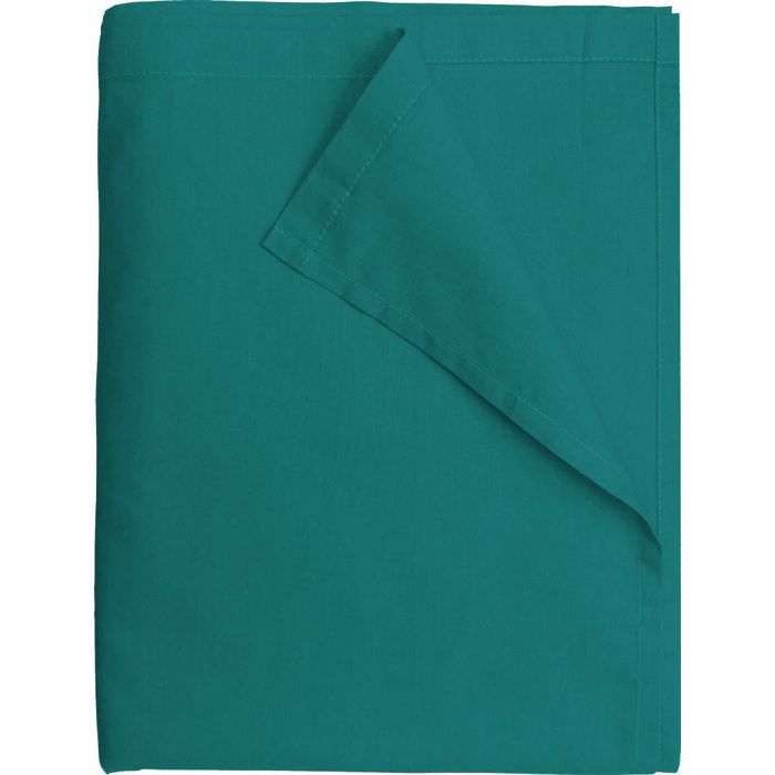 Lenzuolo piano 240 x 300 cm, verde turchese, 100% cotone, 57 fili - Jules' Linen