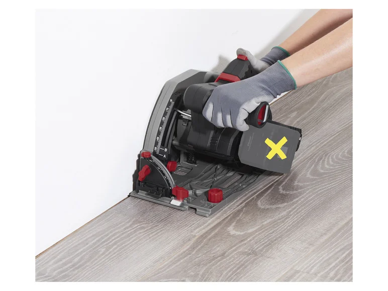 Efeito PARKSIDE PERFORMANCE® sem o uso de PPTSA 20-Li B2, 20 V