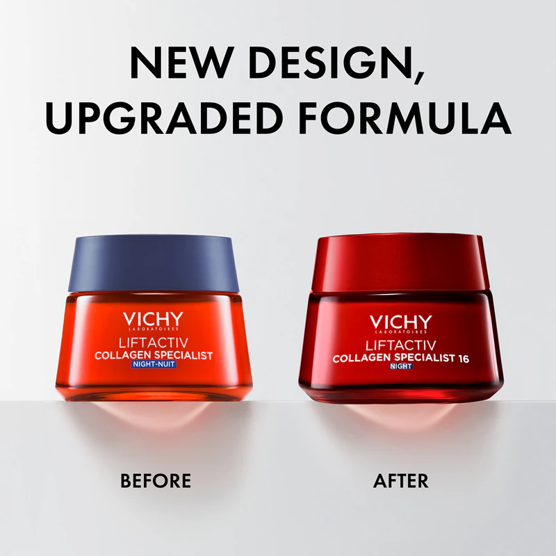 Vichy Liftactiv Collagen Specialist 16 Creme Noturno Firmador Antirrugas