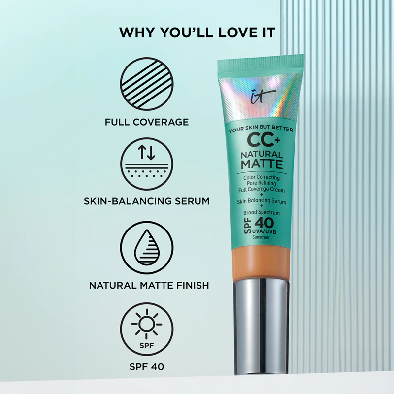 IT Cosmetics Your Skin But Better CC+ Natural Matte krem CC matujące