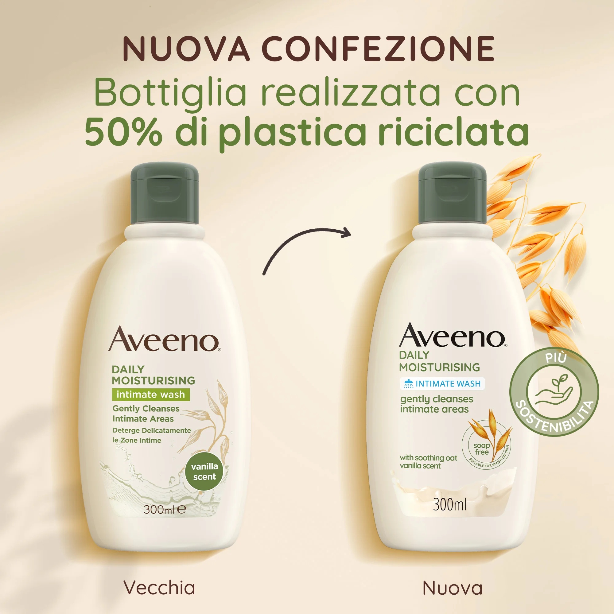 AVEENO Aveeno Gel íntimo hidratante diario 300 ml Sin jabón