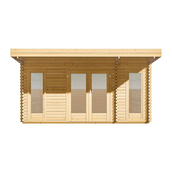 Houten tuinstudio 24,4 m² - 40 mm dik - ARBORIA
