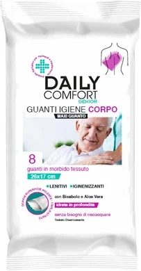 DAILY COMFORT Γάντια καθαρισμού για ηλικιωμένους Daily Comfort, 8 τεμάχια, καθημερινός καθαρισμός