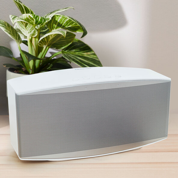 Chromecast Multiroom Wi-Fi-høyttaler, hvit