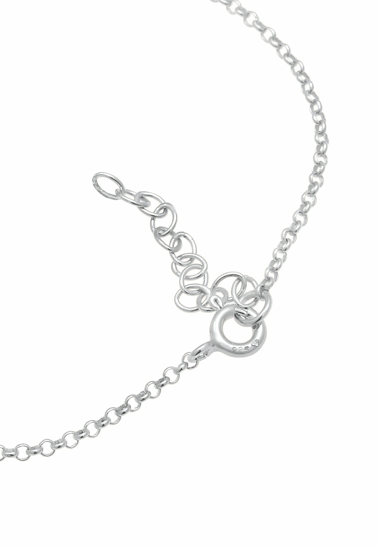 Elli pour dames Cercle de base Look Geo en 925/1000 argent massif