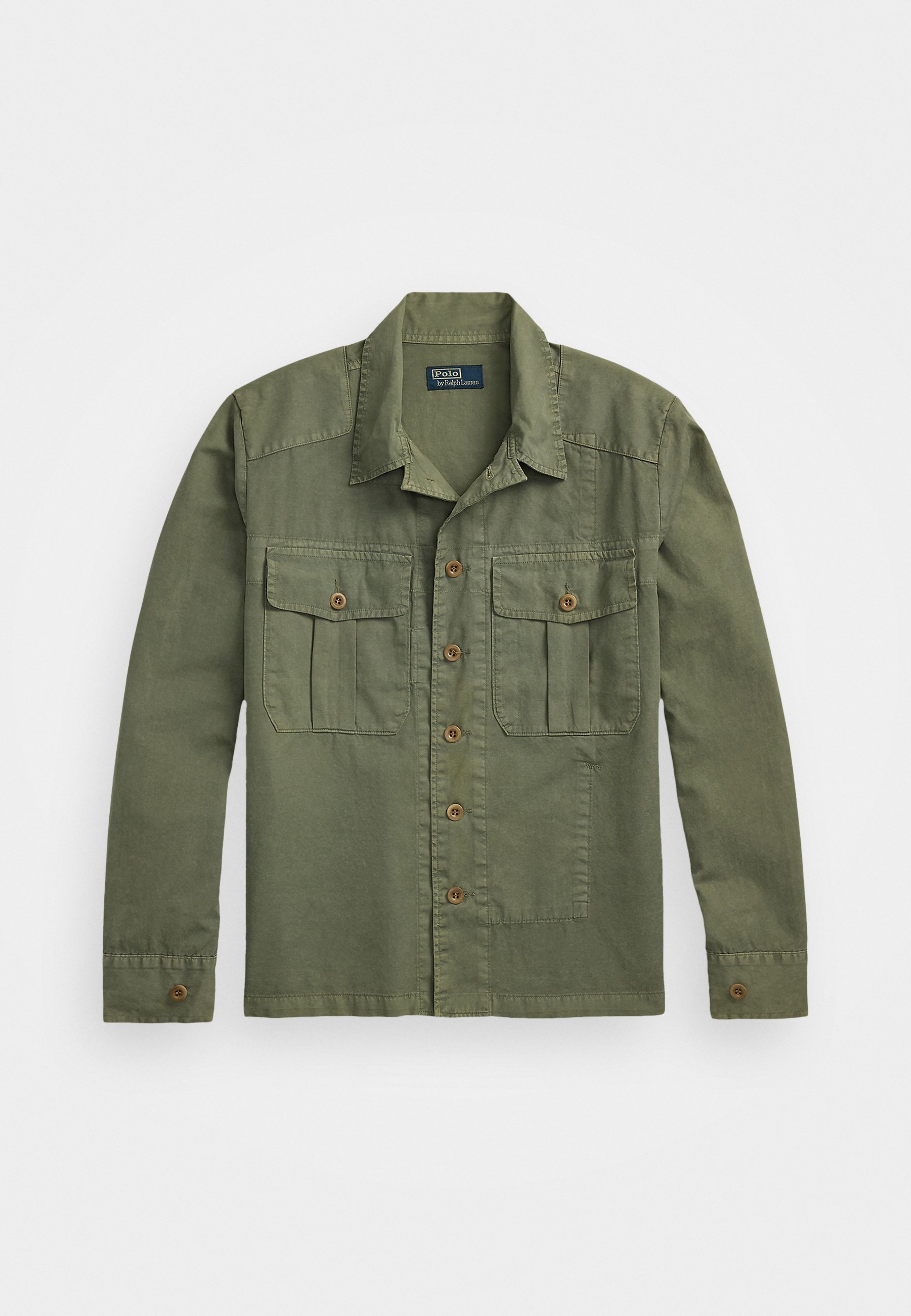 Camicia Polo Ralph Lauren in twill - verde albero