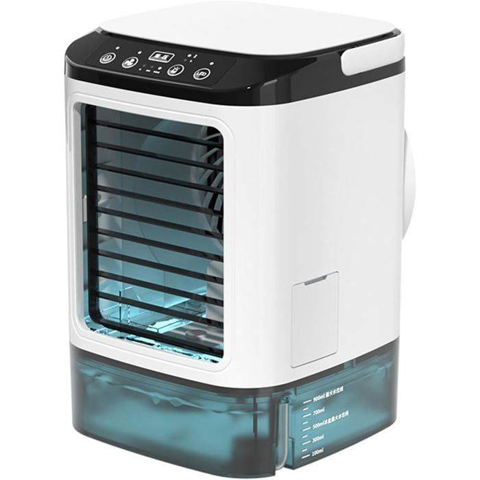 Enfriador de aire portátil - Hermosa cómoda - Mini aire acondicionado 3 en 1 - Humidificador evaporativo