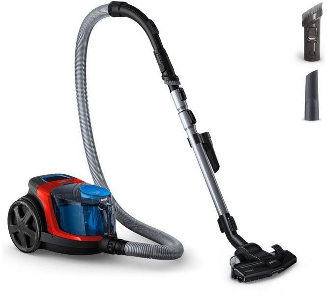 Aspiradora sin bolsa PHILIPS - FC9330/09 - Serie 3000 PowerPro Compact - 900 W - 76 dB - Roja