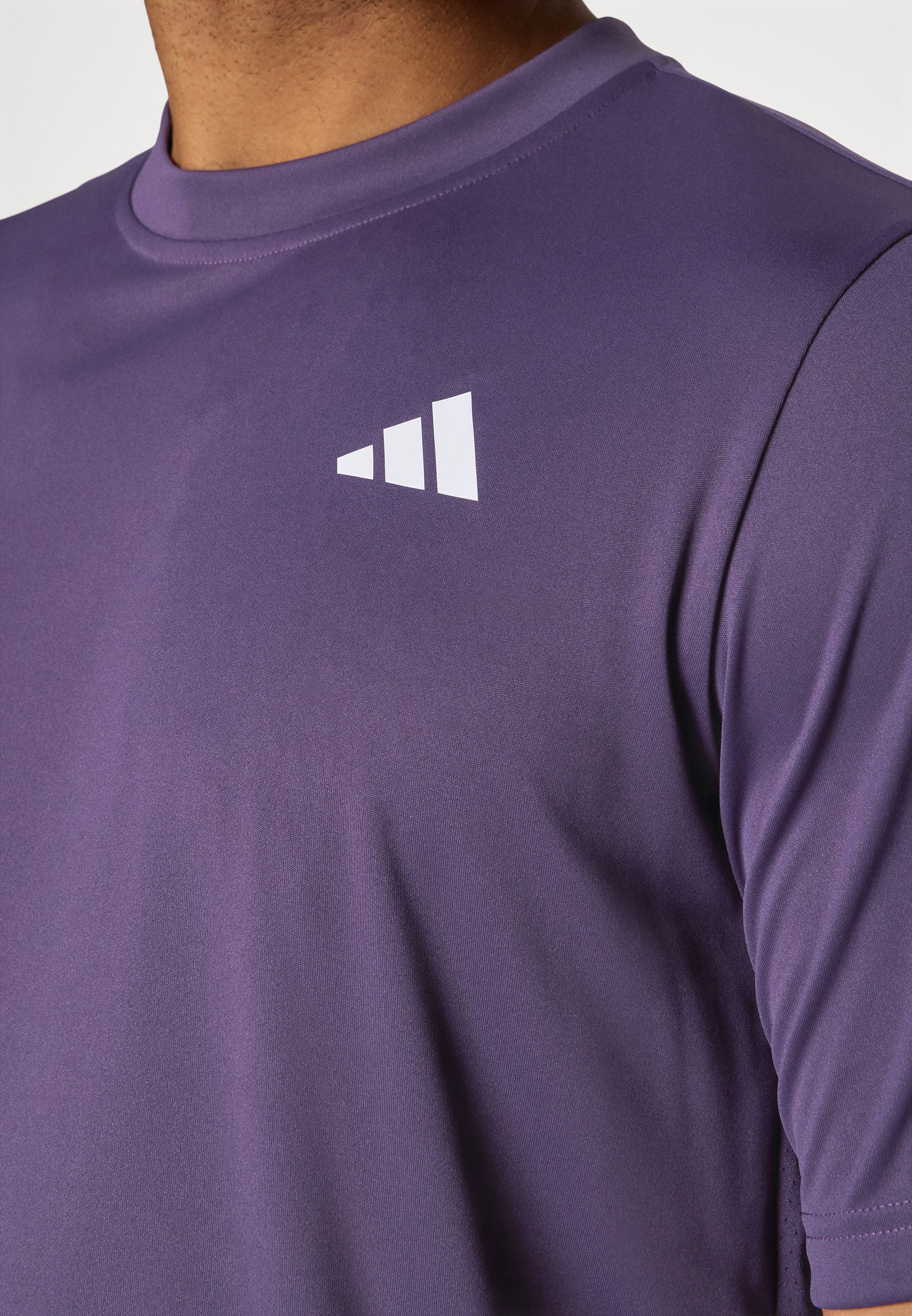 adidas Performance CLUB TEE - Tekninen paita - aurora plum