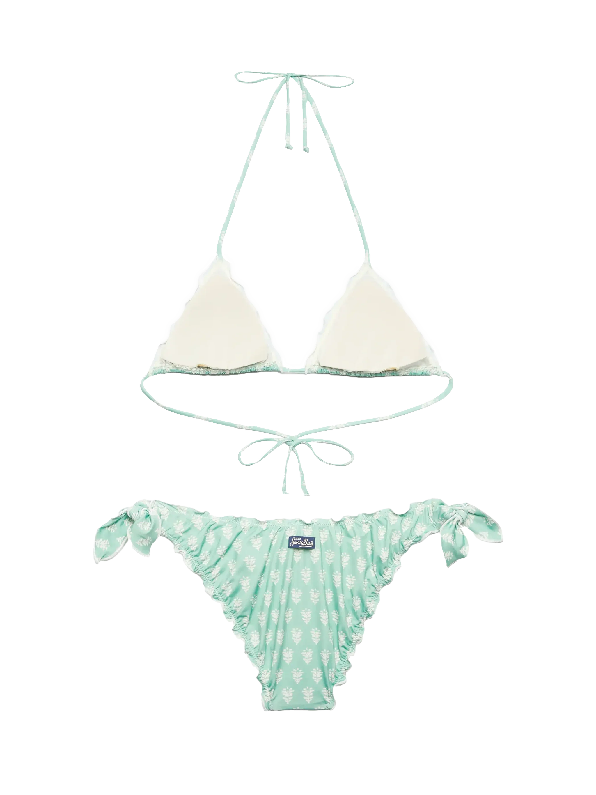 Bikini classico a triangolo Sagittarius Moon con stampa floreale