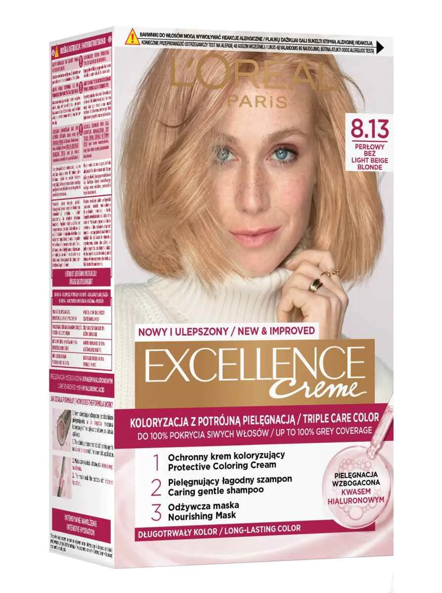 L’Oréal Excellence Farba do włosów 8.13
