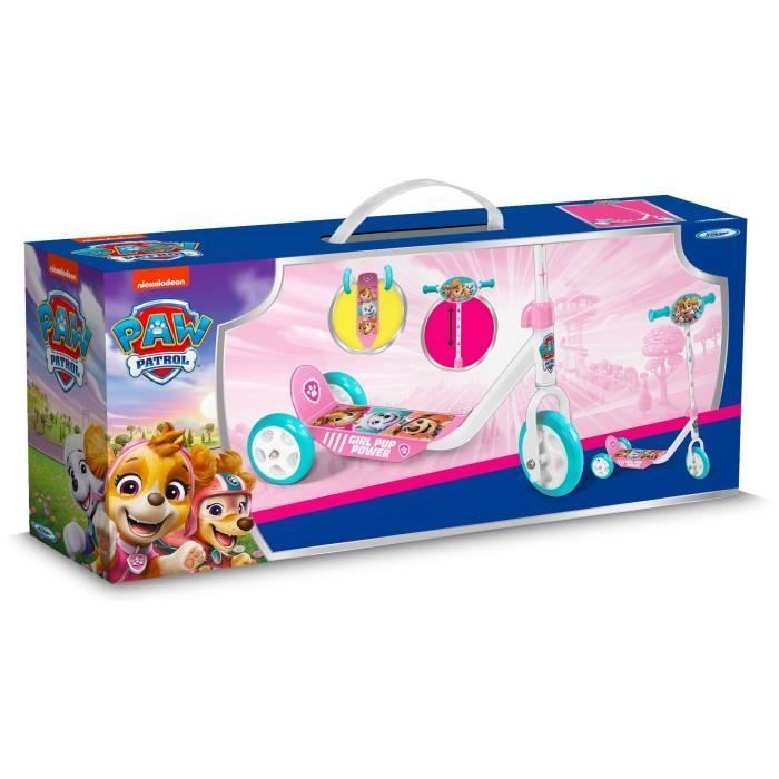 Patinete de 3 rodas - Patrulha Canina - Rosa