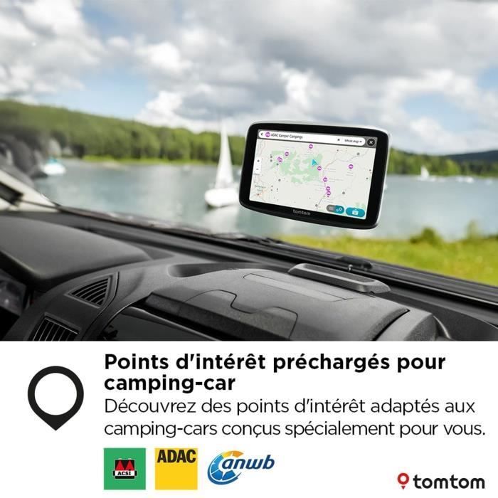GPS - TOMTOM - GO Camper Tour - Segunda generación - Para autocaravanas y caravanas - Pantalla de 6