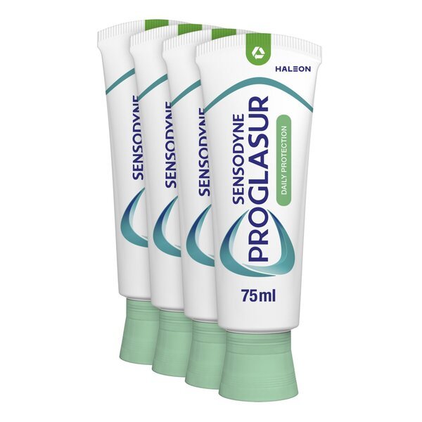 Sensodyne Proglasur ikdienas aizsardzības daudzfunkcionālās zobu pastas<br>4 x 75 ml