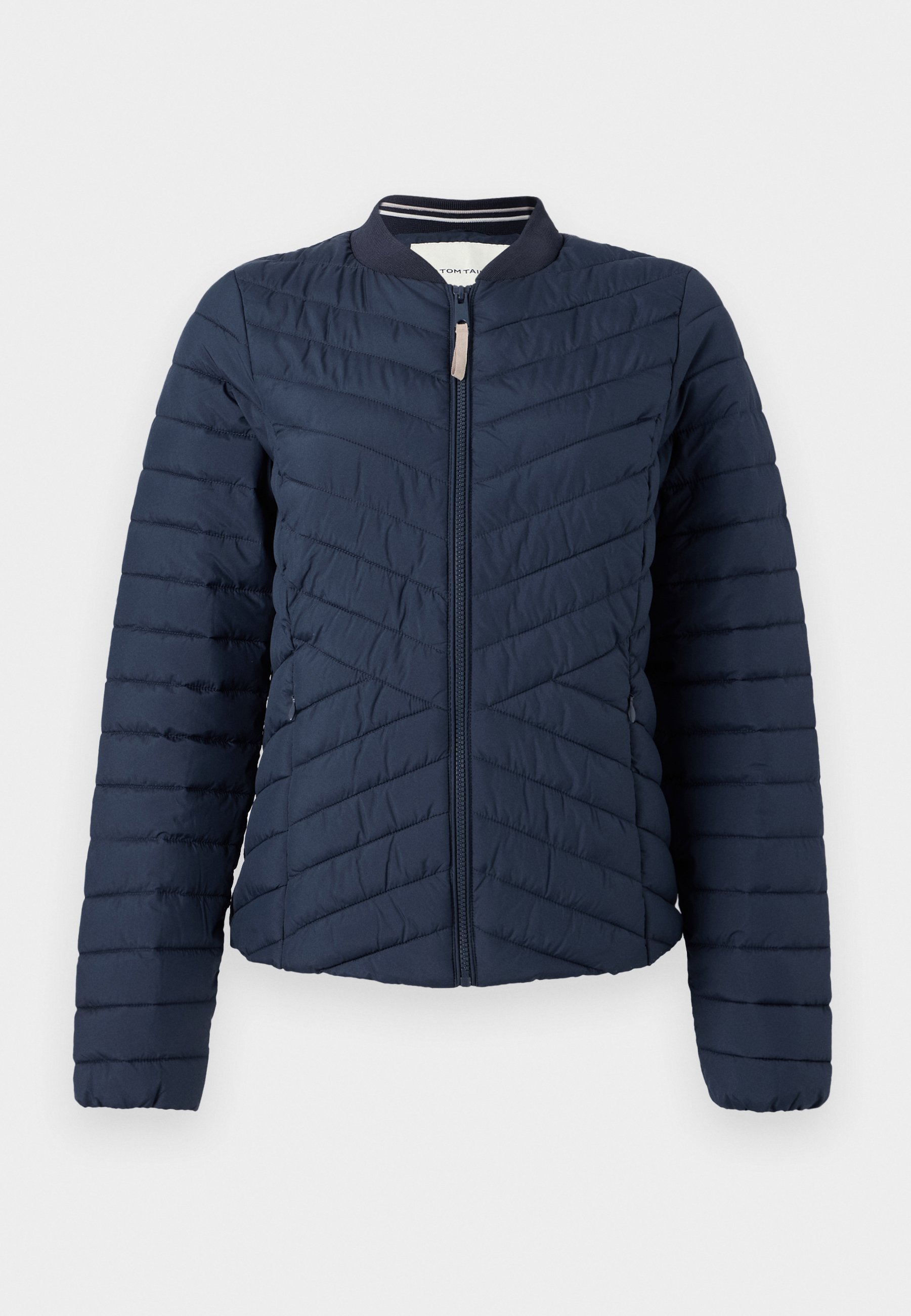 TOM TAILOR PADDED COLLAR JACKET - Bomber bunda - black