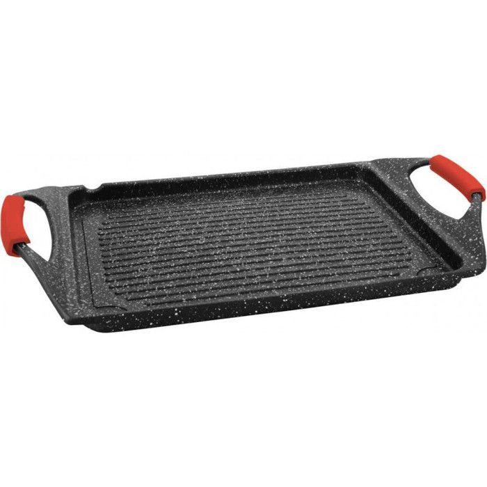 Plancha de parrilla efecto piedra 45x26
