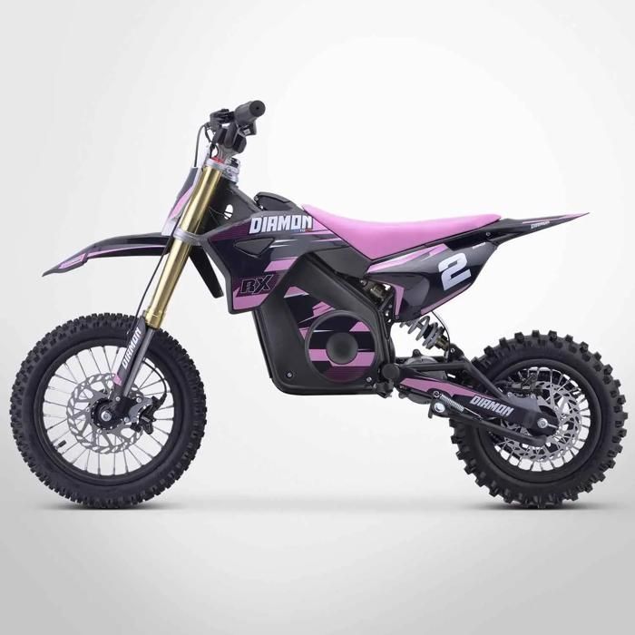 Kids Electric Motorcycle 1300W / ORION 1300W Motocross Bike / 12/10 / 2021 Edition / Pink
