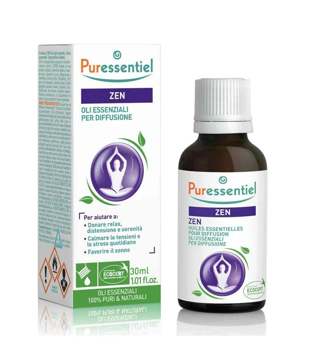 Aceites esenciales Puressentiel Zen Difusión 30 ml Ambientador