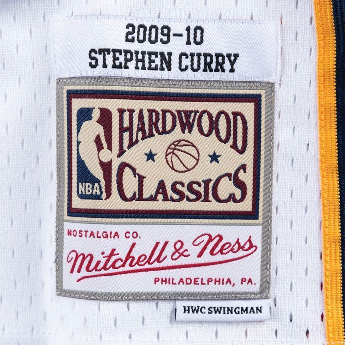 Camisa de basquete - MITCHELL & NESS - GS Warriors-Ste SMJYGS18169 - Branca - Manga curta - Unissex