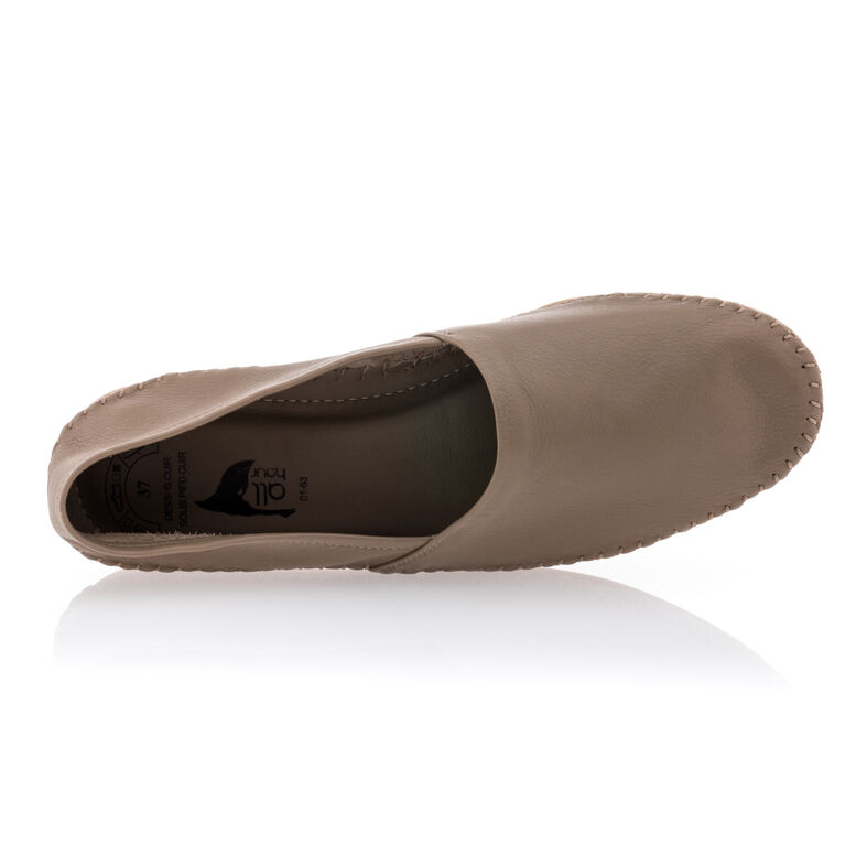 Brune loafers/båtsko til dame