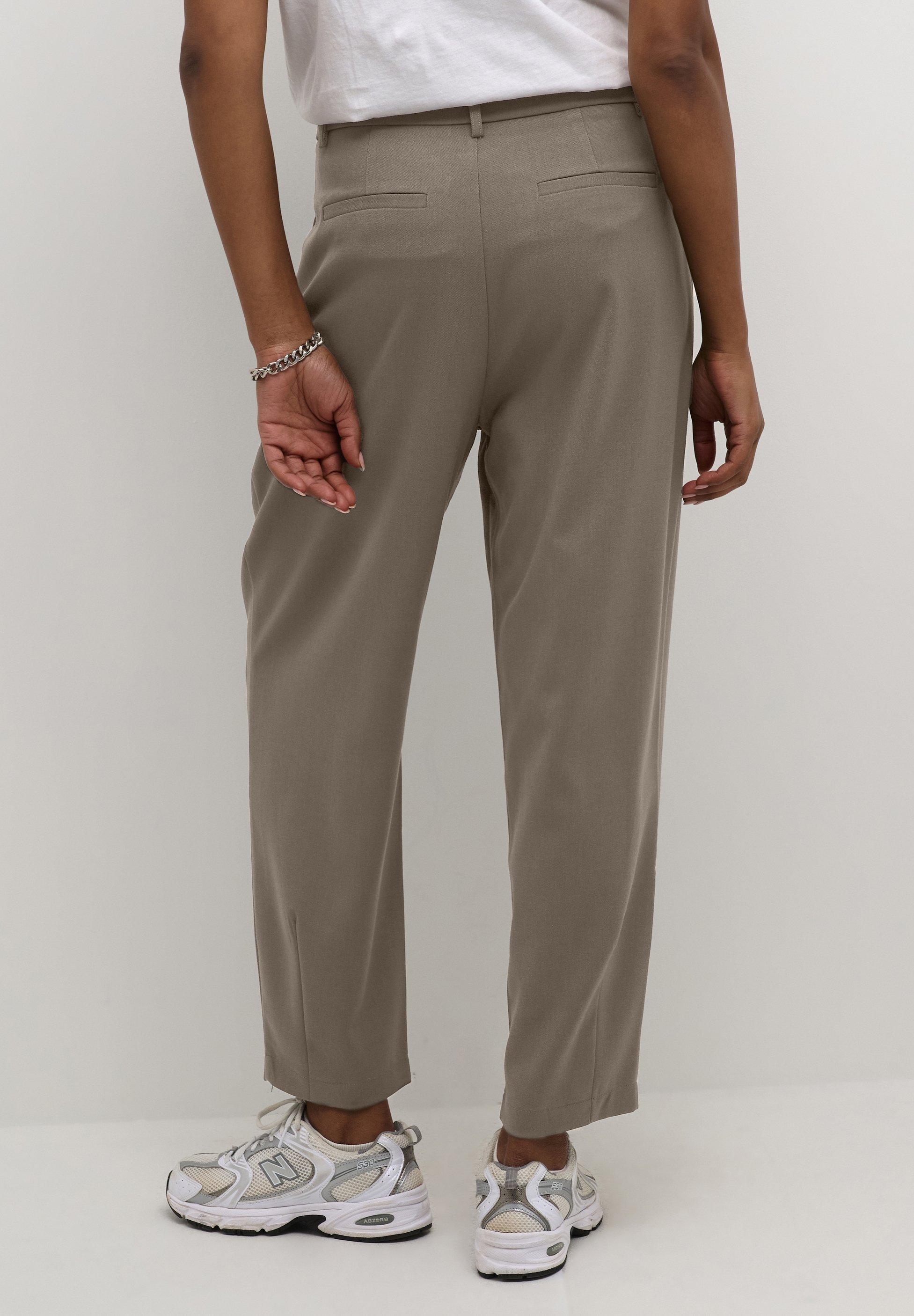 Kaffe MERLE SUITING - Broek - hoofdbruin