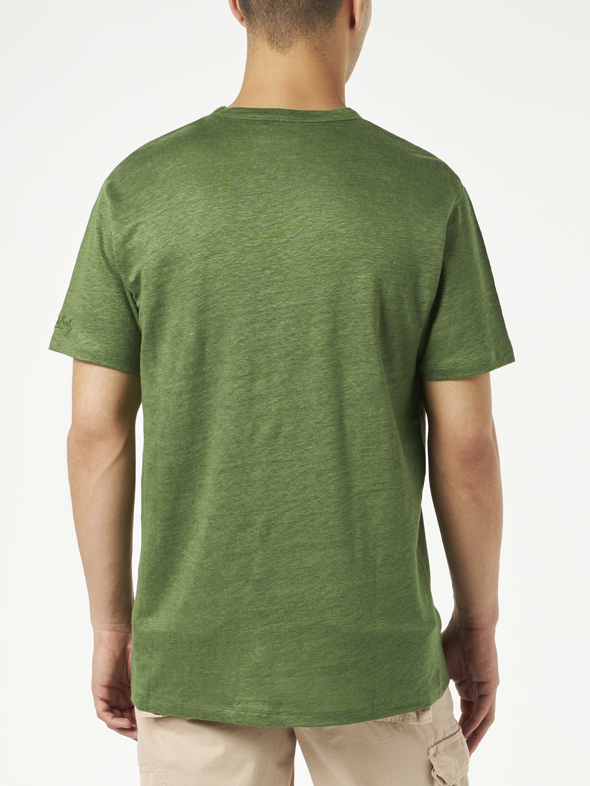 Heren T-shirt van linnenjersey