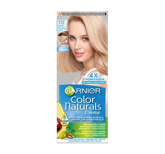 Garnier Color Naturals rozjaśniająca farba do włosów 112 Arktyczny Srebrny Blond