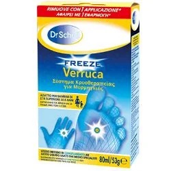 Scholl Freeze Spray zur Entfernung von Warzenviren + 12 Warzenapplikatoren