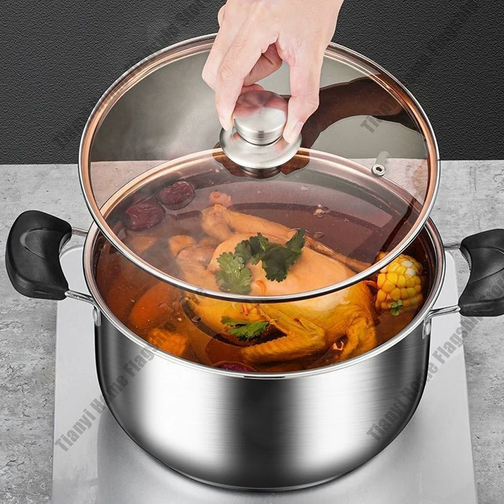 Couvercle de casserole en verre couleur thé, couvercle de poêle à rebord en acier inoxydable, couvercle rond en verre anti-éclaboussures et incassable pour poêle de cuisine polyvalente