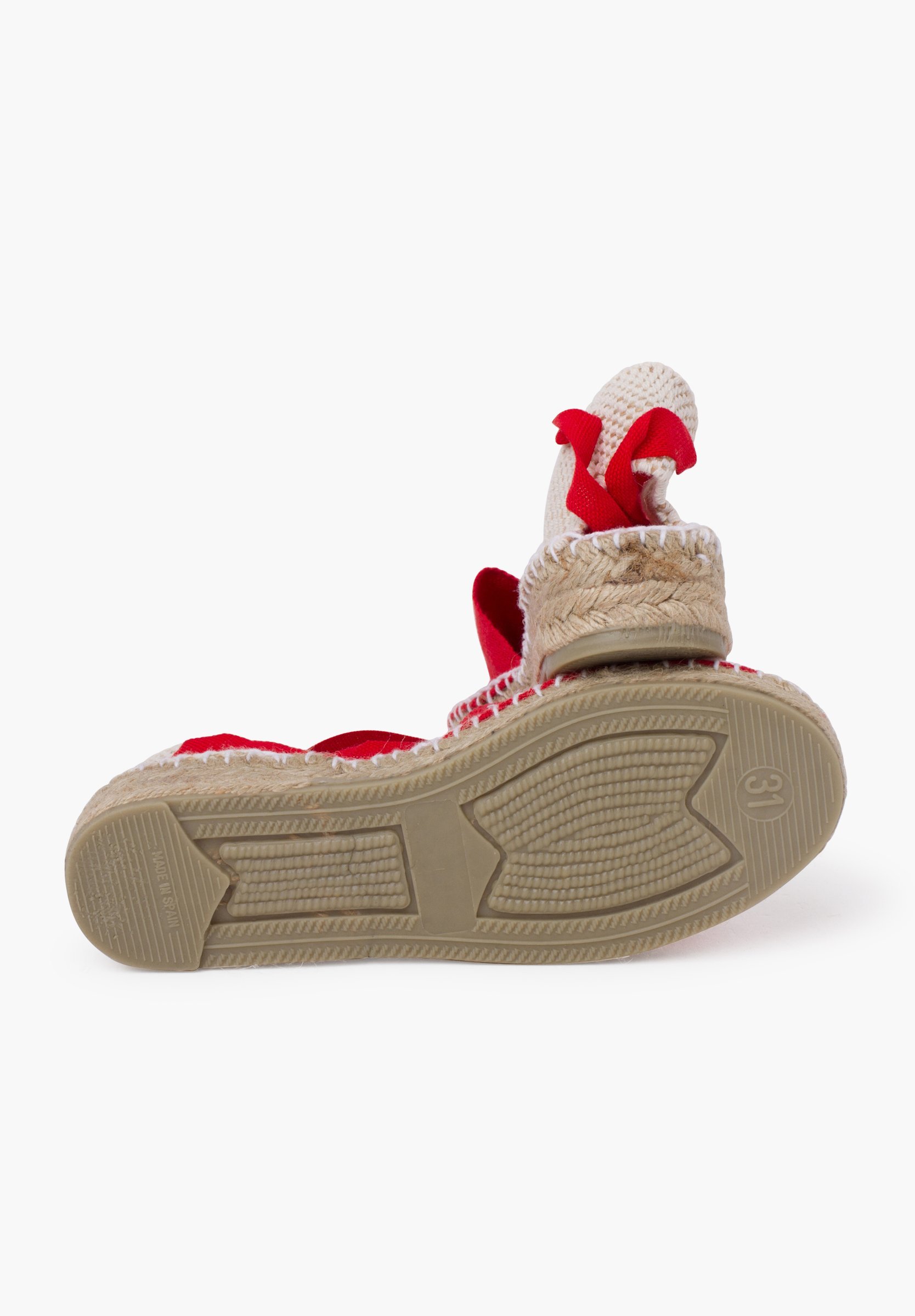 Pisamonas VALENCIANAS LISAS - Sandals - rojo
