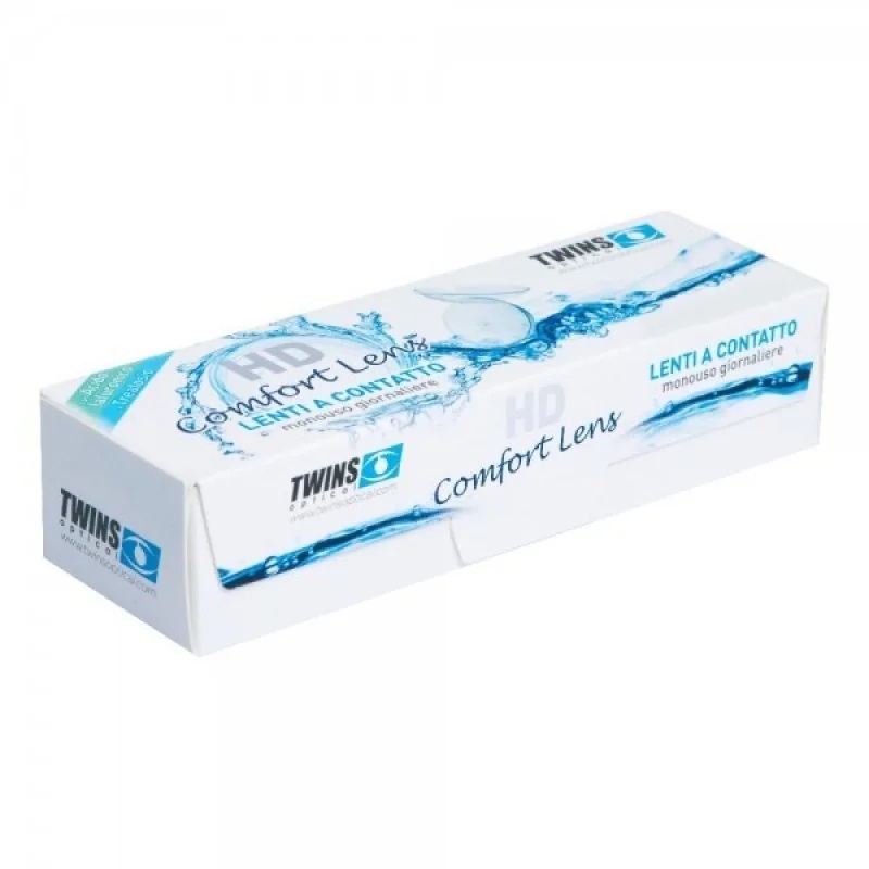 HD COMFORT HD Comfort Kontaktlinsen Twins Optical -5.50 Tageslinsen, 10 Stück