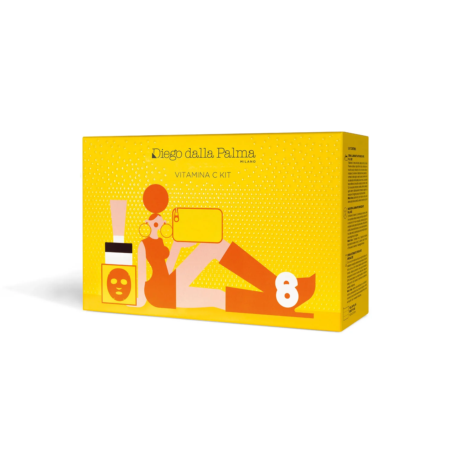 Vitamina C KIT Vitamina C - Cofanetti Viso e Corpo, Cofanetto Illuminante, Crema viso giorno illuminante, Maschera Illuminante viso