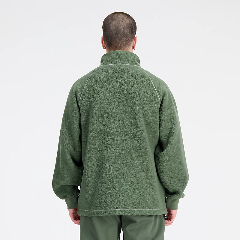 Homme Athletics Polar Fleece Full Zip - Deep Olive Green