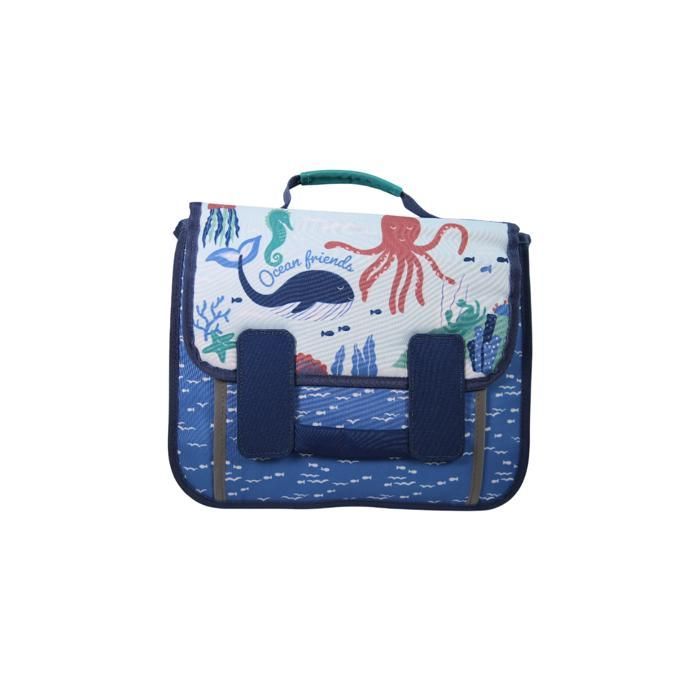 Bodypack - Recycled Ocean Schoolbag 28cm - Boy - 1 Compartment + Front Pocket - Padded Shoulder Straps - Polyester - Schoolbag...
