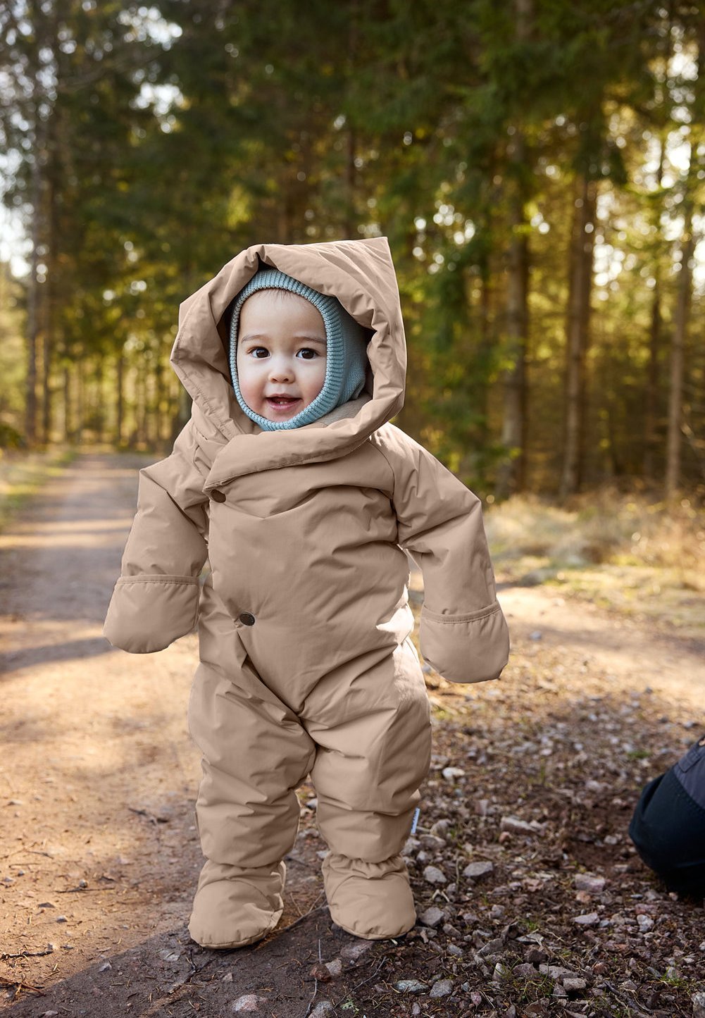MINI A TURE MATFIANNA WINTER PRAMSUIT UNISEX - Tuta da neve - savana tan
