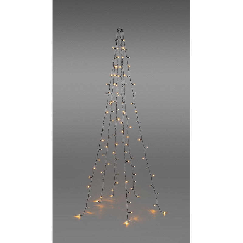 Light IT Weihnachtsbaumbeleuchtung, 120 LEDs, warmweiß