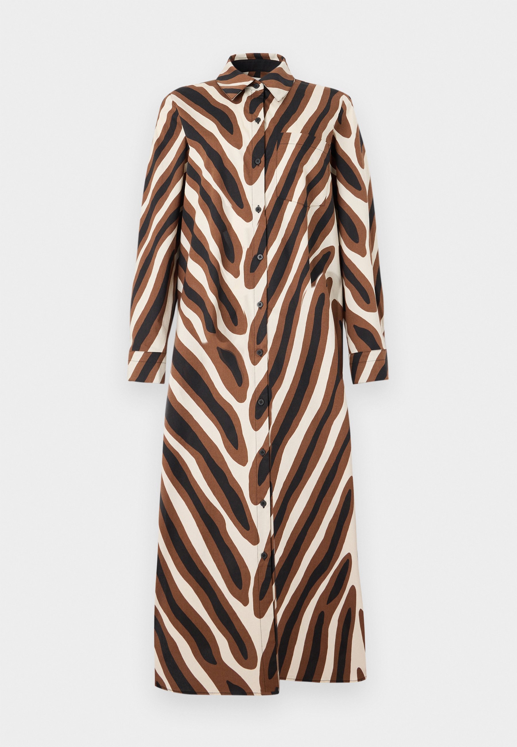 Diane von Furstenberg Karrington jurk - Overhemdjurk - bruin