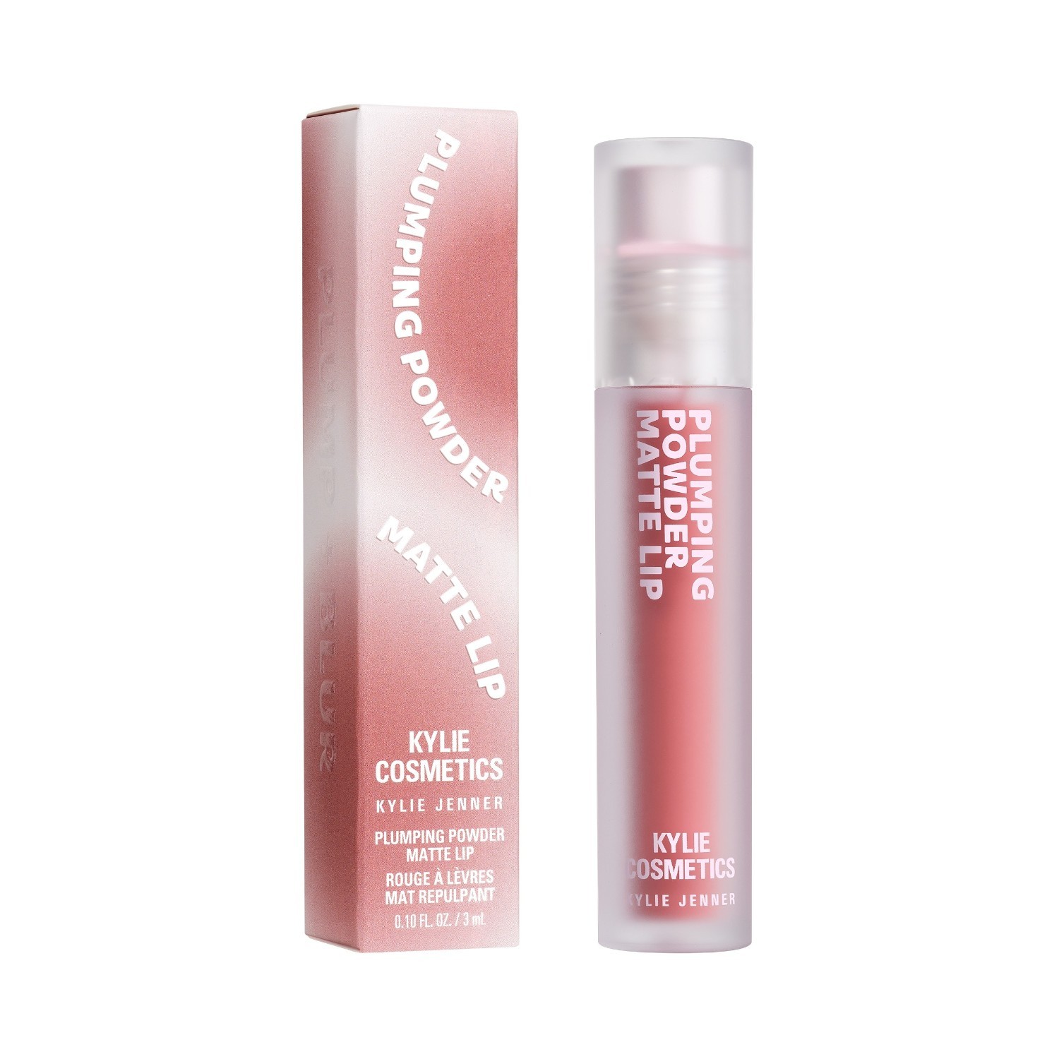 KYLIE COSMETICS Lūpų putliklis „Kylie Cosmetics“ putlinantys matiniai lūpų dažai „Girl's Girl“, 3 ml - 3 ml