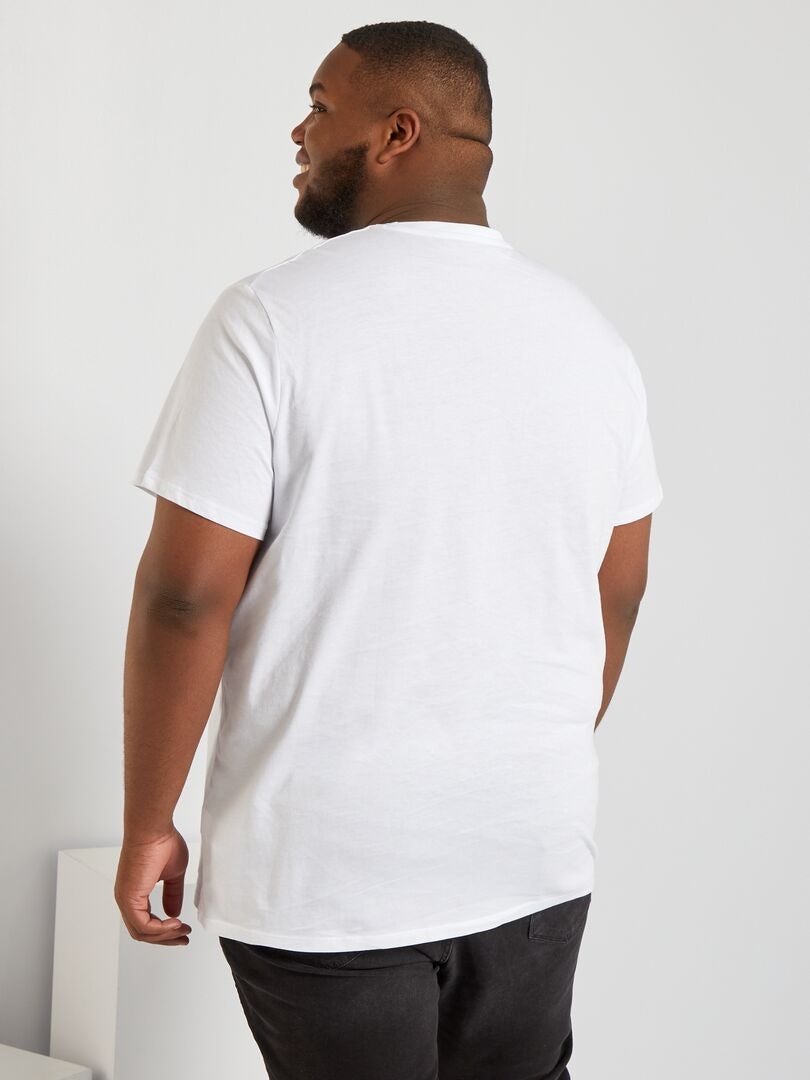Camiseta 100% algodão - Branca