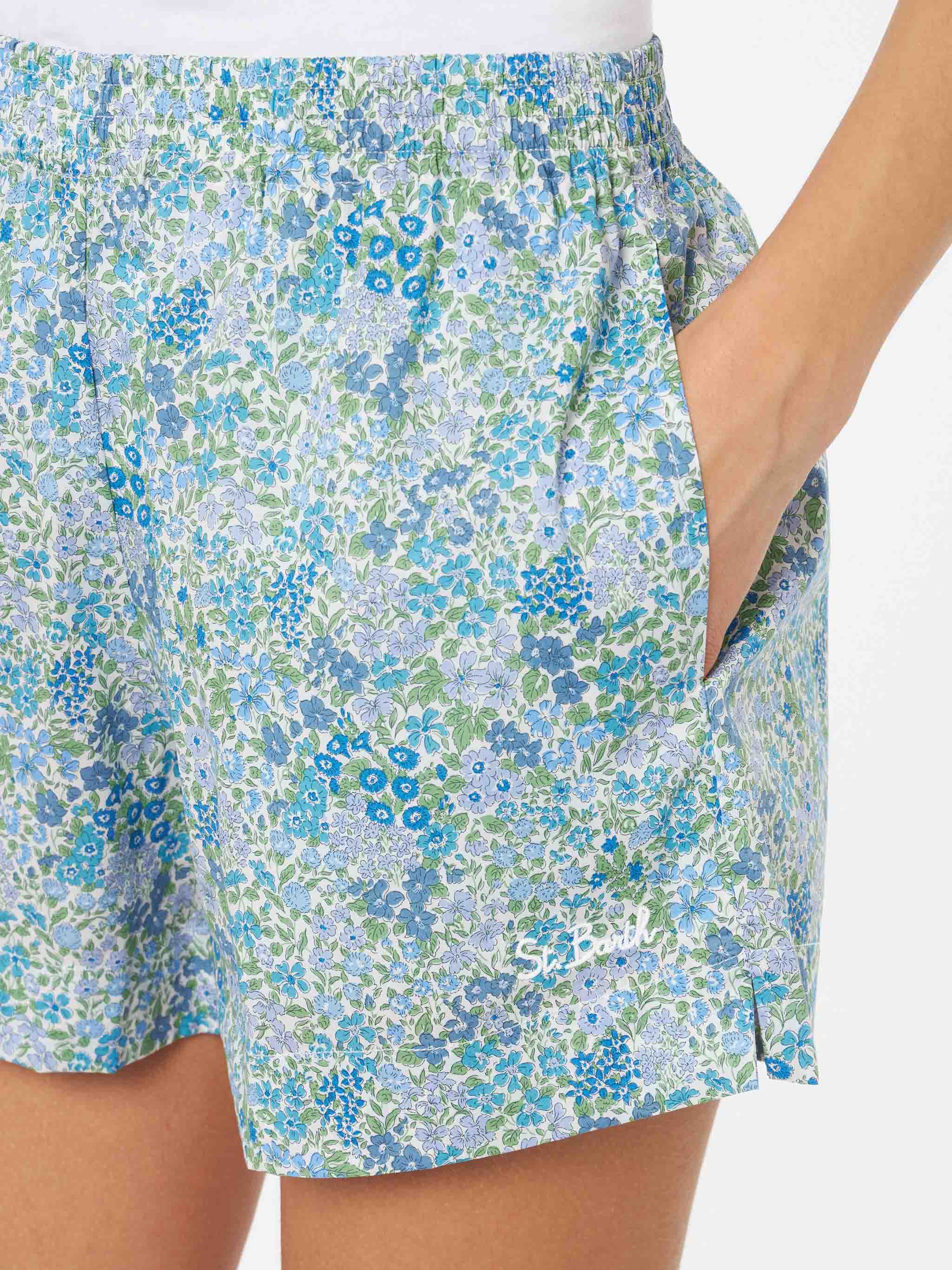 Joanna Luise Pull-Up Shorts voor dames van Meave katoen | Gemaakt in Italië