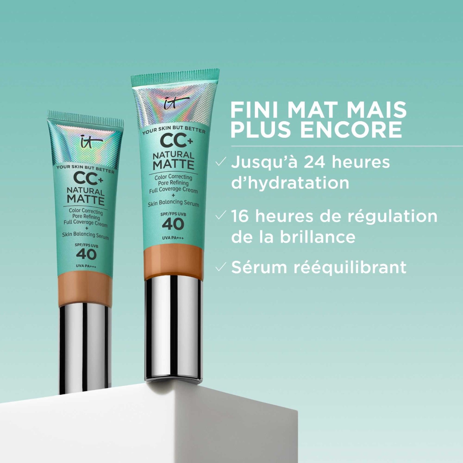IT Cosmetics CC Crème Correctrice effet Mat SPF 40