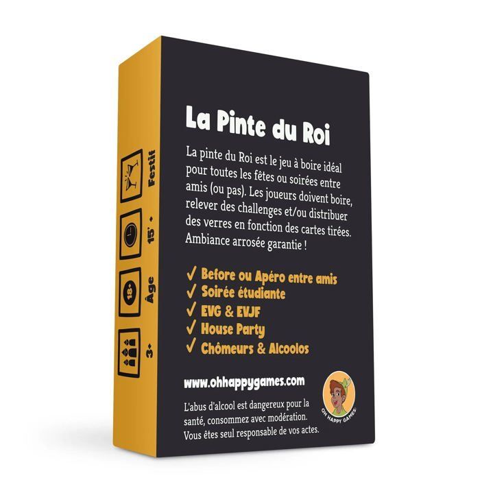 O Jogo do Rei - A brincadeira que antecede o jantar e coroará sua noite de risadas e bebidas!