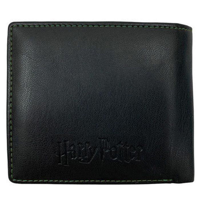 Wallet - HARRY POTTER - Slytherin - Black - Unisex - Soft