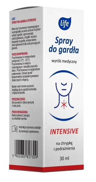 Life Spray Do Gardła Intensive Na Chrypkę