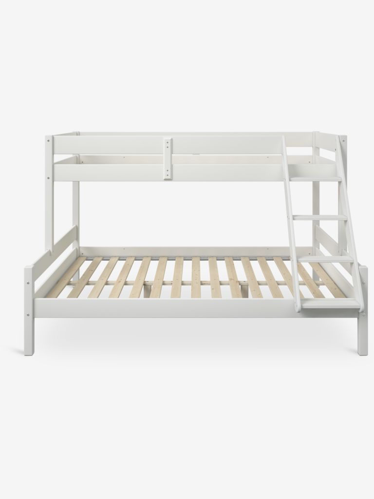VESTERVIG Divstāvu gulta VESTERVIG 90/140x200 iesk. kāpnes baltas